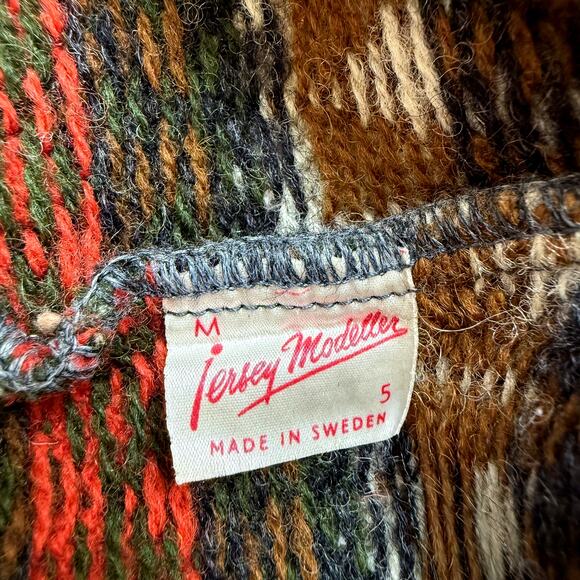 VTG Iceland Hans Heitsch Sweater Womens S M Scandanavian Lambs Wool Sweden Boho - Picture 3 of 7